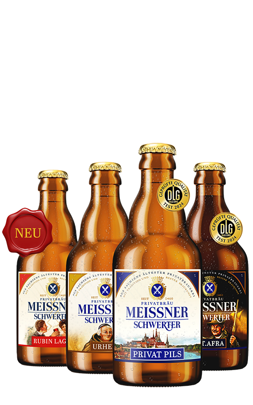 Meißner Biere in der Steinieflasche